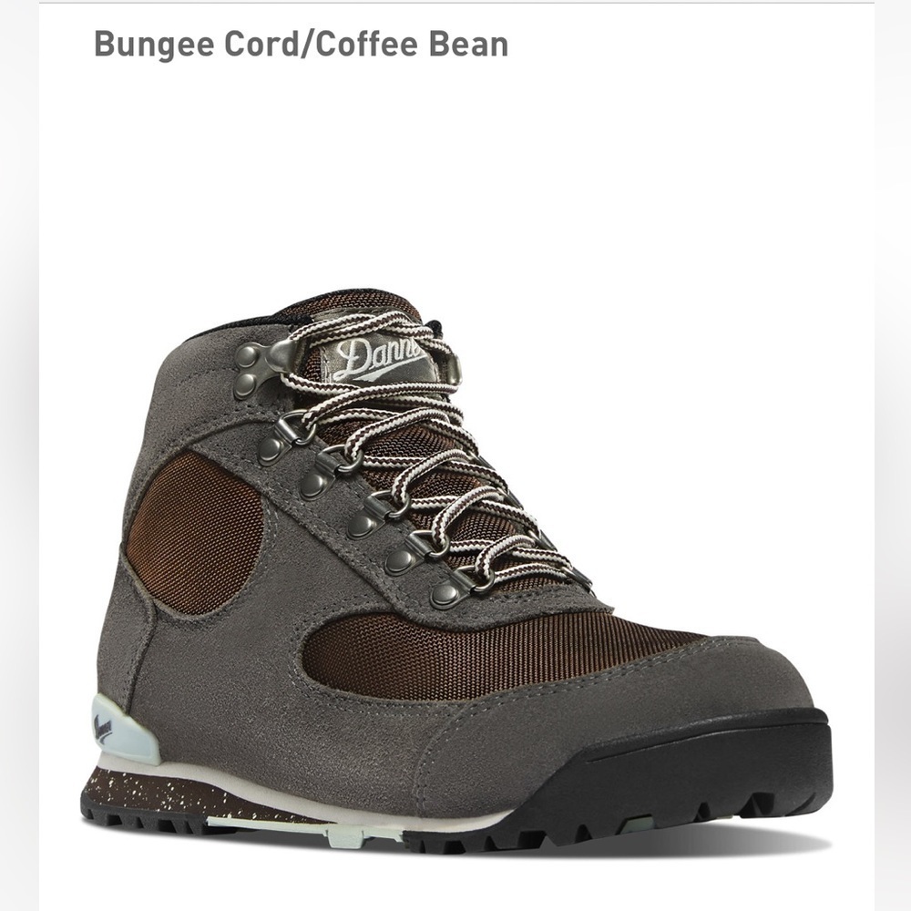 Danner Jag Hiking Boots Bungee Cord Coffee Bean Brown Womens Size 6 Suede